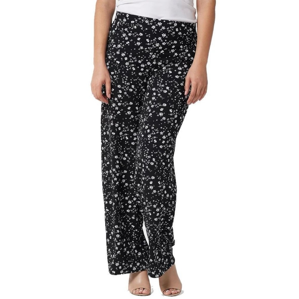 Isaac Mizrahi Live! Tall Pebble Knit
Wide-Leg Pants, Ditsy Floral, Tall X-Small